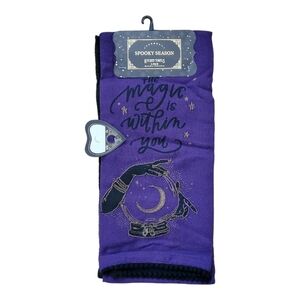 New Goth Fortune‎ Teller Kitchen Towels 2 Pack Purple & Black